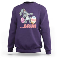 Funny Bruh Dab Rabbit Eggs Easter Day Sweatshirt