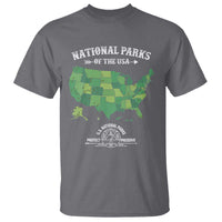 Protect And Preserve National Parks T Shirt ESTD 1872 Vintage Forest American Map