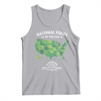 Protect And Preserve National Parks Tank Top ESTD 1872 Vintage Forest American Map