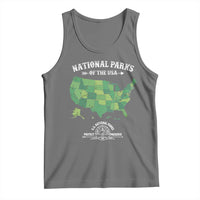 Protect And Preserve National Parks Tank Top ESTD 1872 Vintage Forest American Map