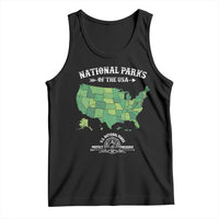 Protect And Preserve National Parks Tank Top ESTD 1872 Vintage Forest American Map
