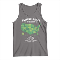 Protect And Preserve National Parks Tank Top ESTD 1872 Vintage Forest American Map