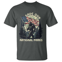 Save Our National Parks Bigfoot T Shirt Vintage American Flag