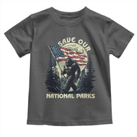 Save Our National Parks Bigfoot Toddler T Shirt Vintage American Flag
