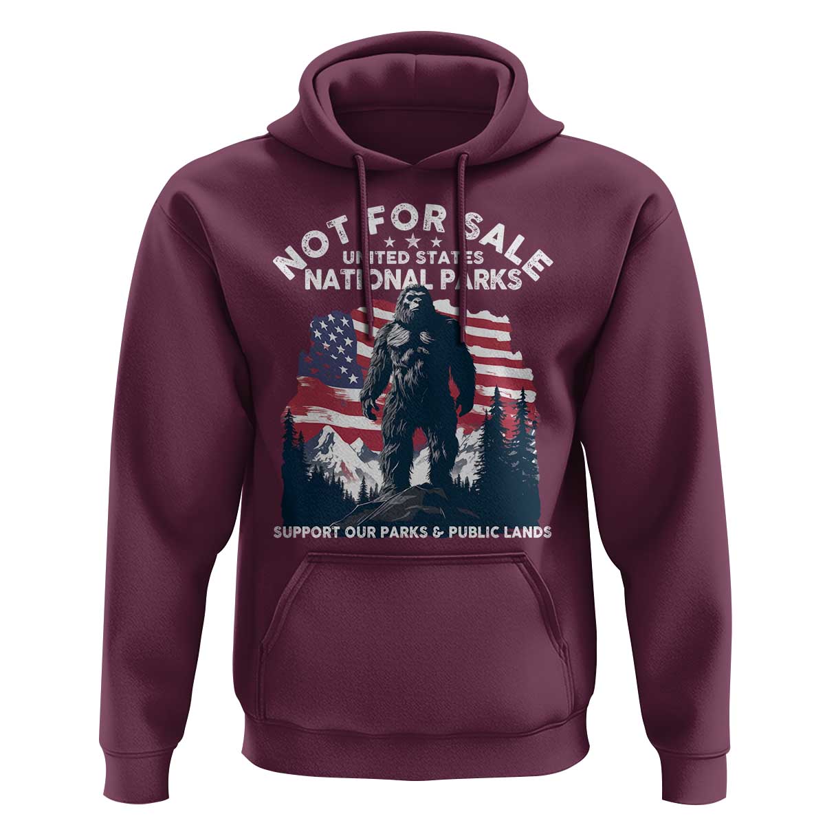 Not For Sale National Parks Bigfoot Hoodie Support Our Parks And Public Lands