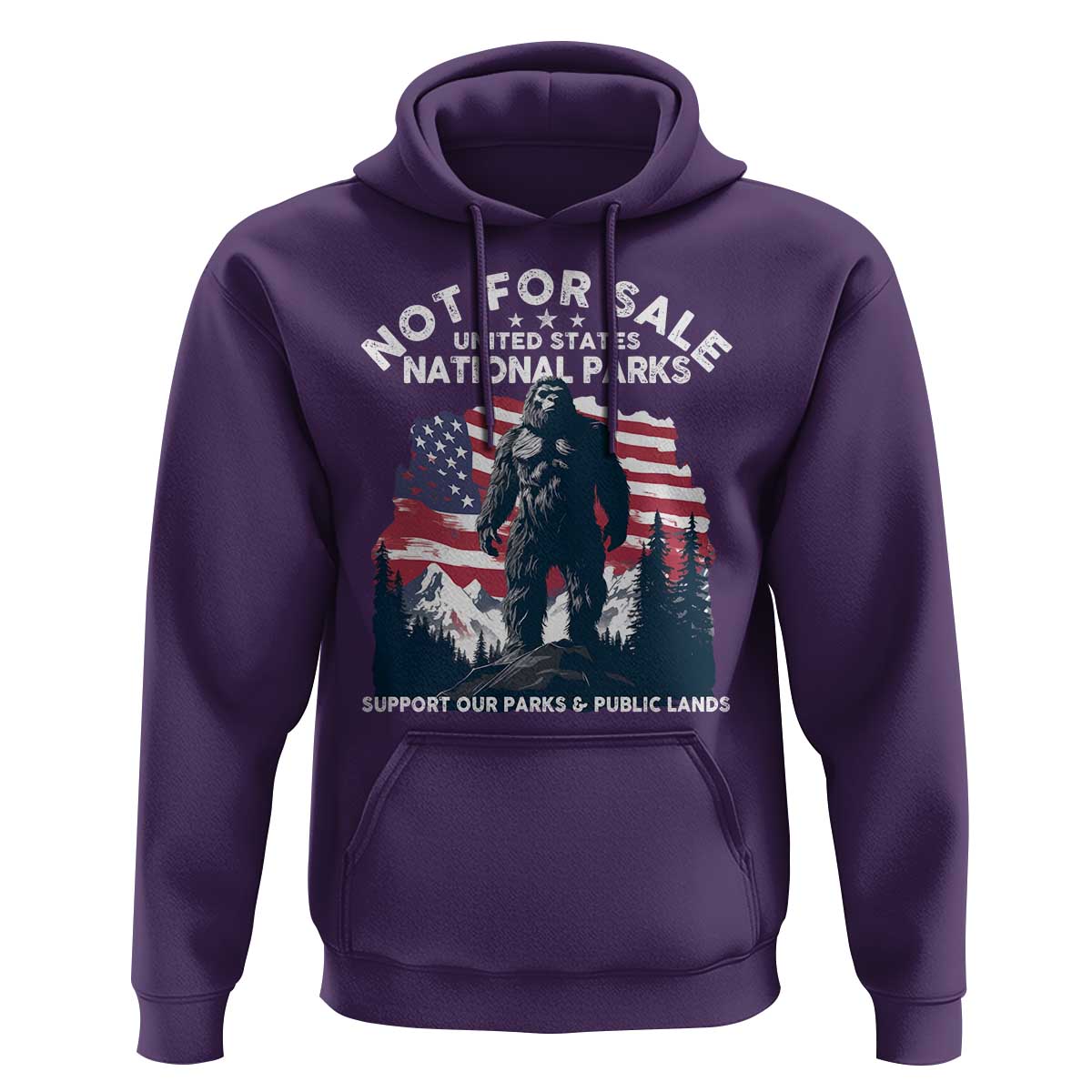 Not For Sale National Parks Bigfoot Hoodie Support Our Parks And Public Lands