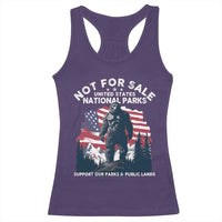 Not For Sale National Parks Bigfoot Racerback Tank Top Support Our Parks And Public Lands