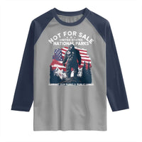 Not For Sale National Parks Bigfoot Raglan Shirt Support Our Parks And Public Lands