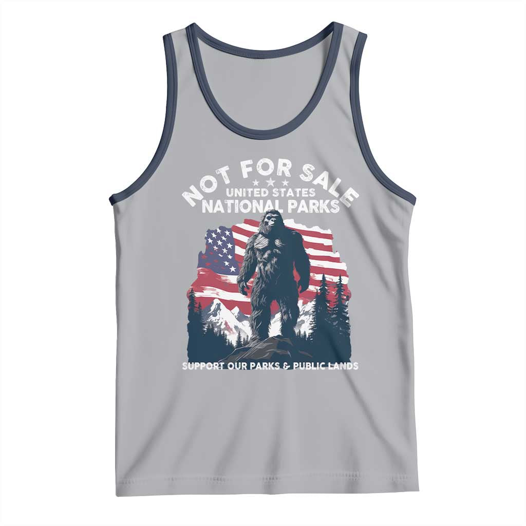 Not For Sale National Parks Bigfoot Tank Top Support Our Parks And Public Lands