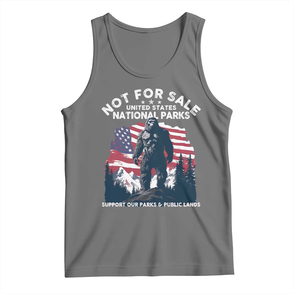 Not For Sale National Parks Bigfoot Tank Top Support Our Parks And Public Lands