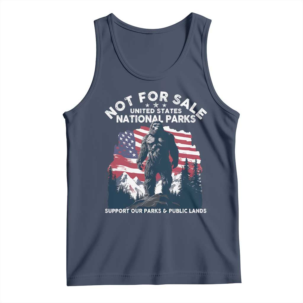 Not For Sale National Parks Bigfoot Tank Top Support Our Parks And Public Lands