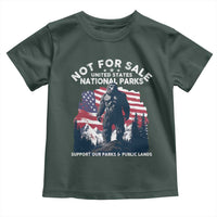 Not For Sale National Parks Bigfoot Toddler T Shirt Support Our Parks And Public Lands