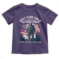 Not For Sale National Parks Bigfoot Toddler T Shirt Support Our Parks And Public Lands