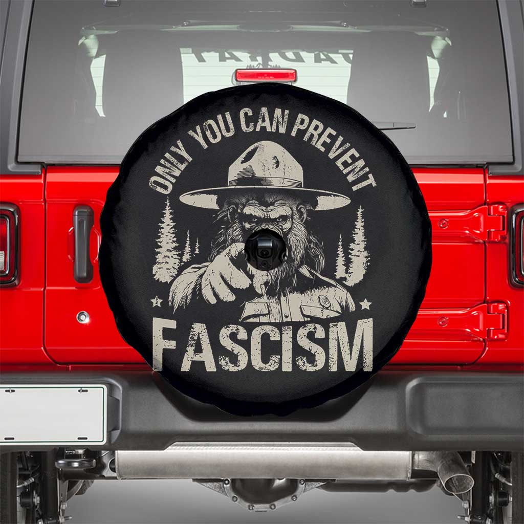 Save Our National Parks Bigfoot Spare Tire Cover Vintage Forest