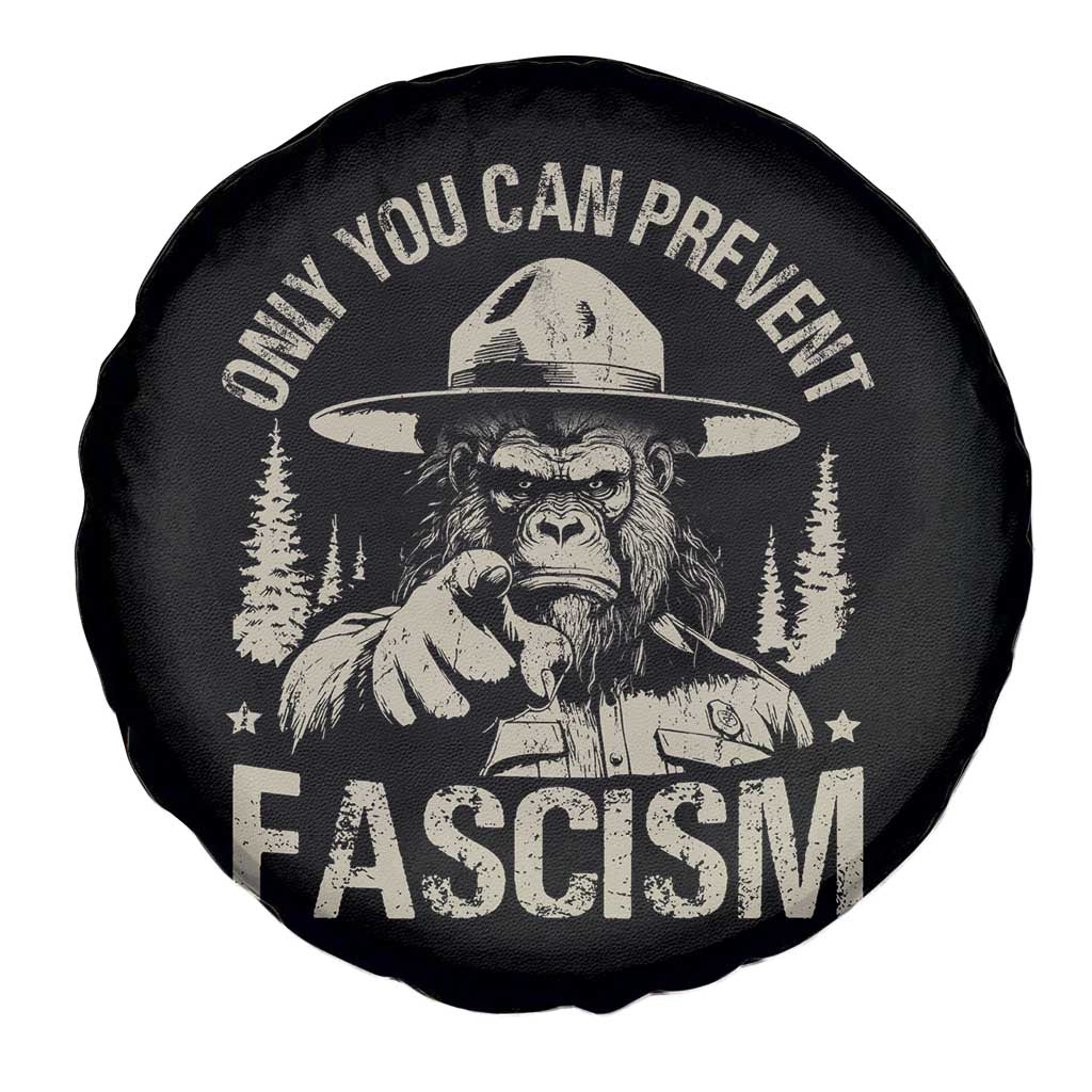 Save Our National Parks Bigfoot Spare Tire Cover Vintage Forest