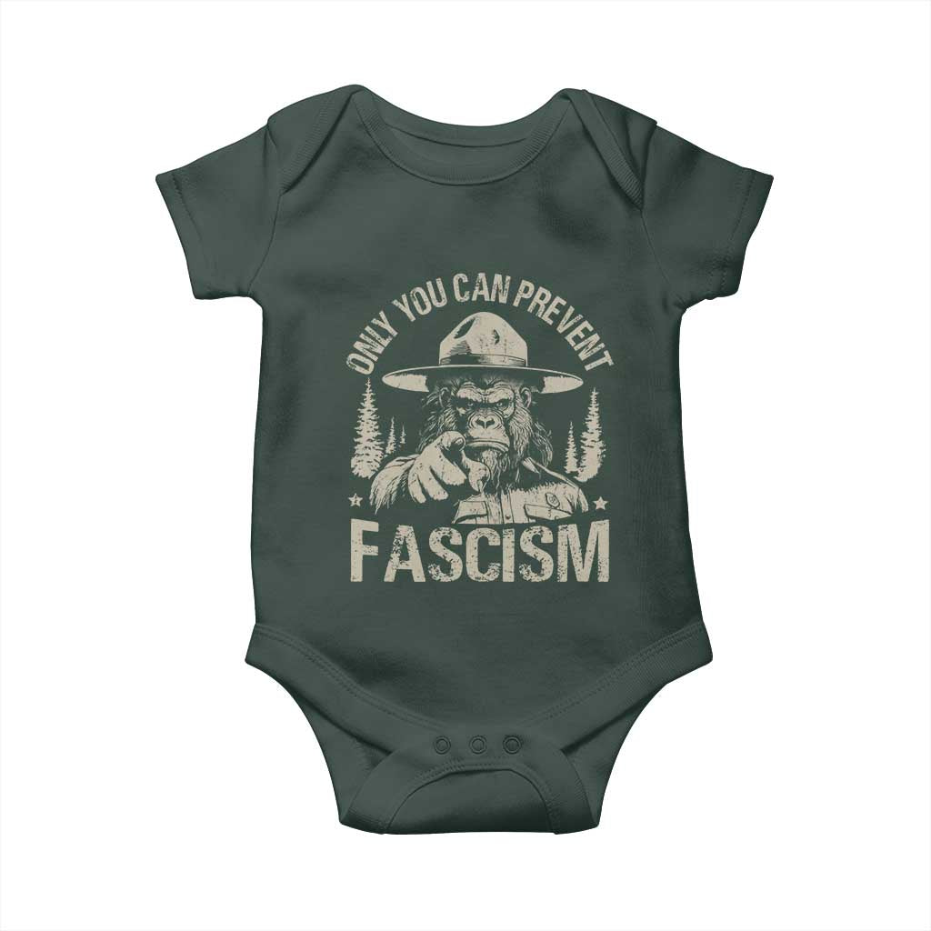 Save Our National Parks Bigfoot Baby Onesie Vintage Forest