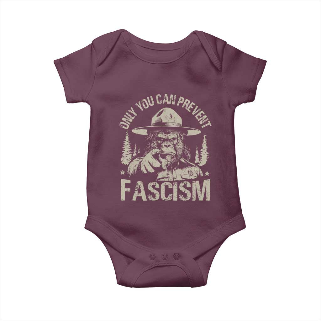 Save Our National Parks Bigfoot Baby Onesie Vintage Forest