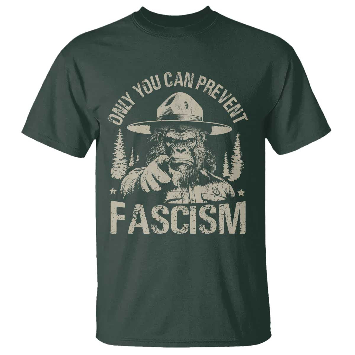 Save Our National Parks Bigfoot T Shirt Vintage Forest