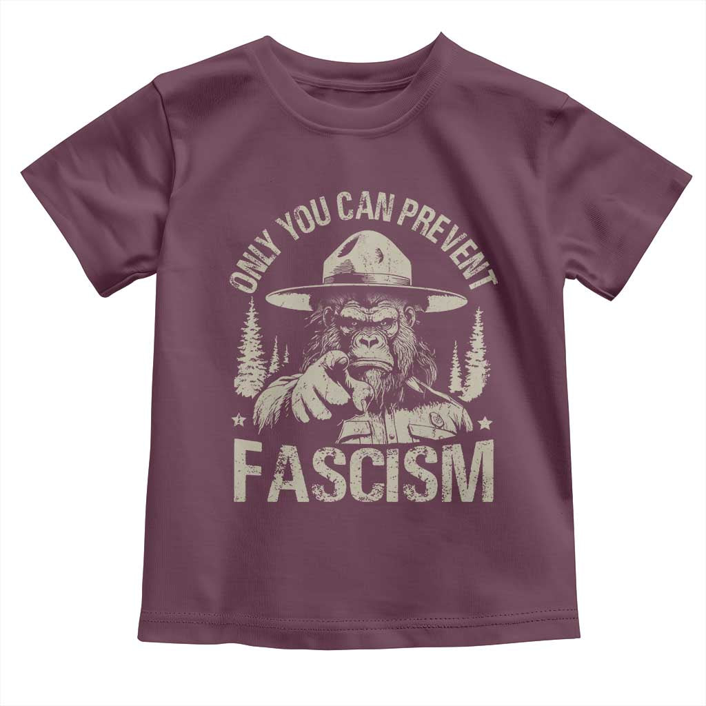 Save Our National Parks Bigfoot Toddler T Shirt Vintage Forest