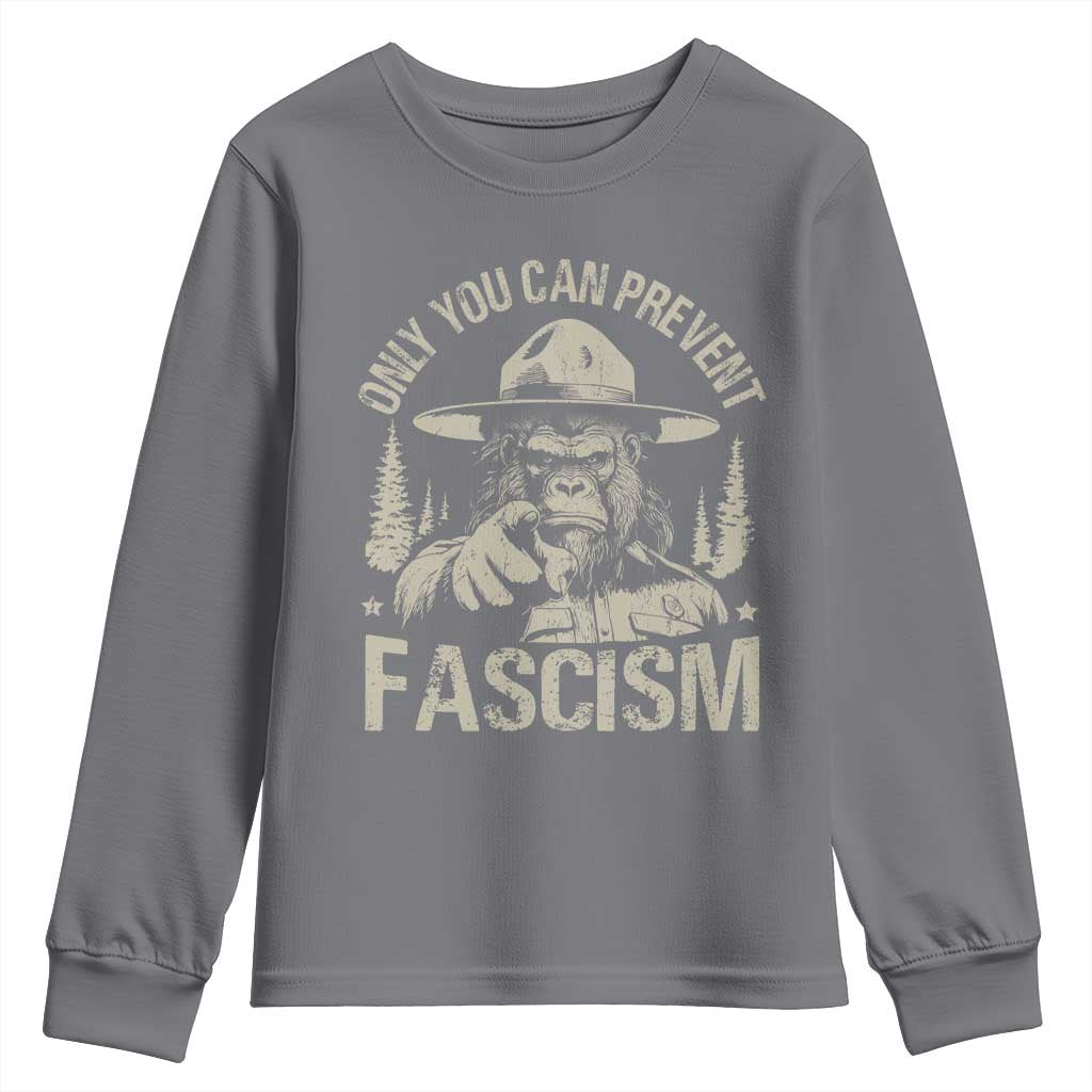 Save Our National Parks Bigfoot Youth Sweatshirt Vintage Forest