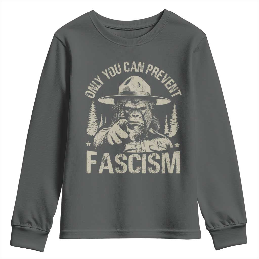 Save Our National Parks Bigfoot Youth Sweatshirt Vintage Forest