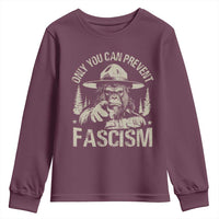 Save Our National Parks Bigfoot Youth Sweatshirt Vintage Forest