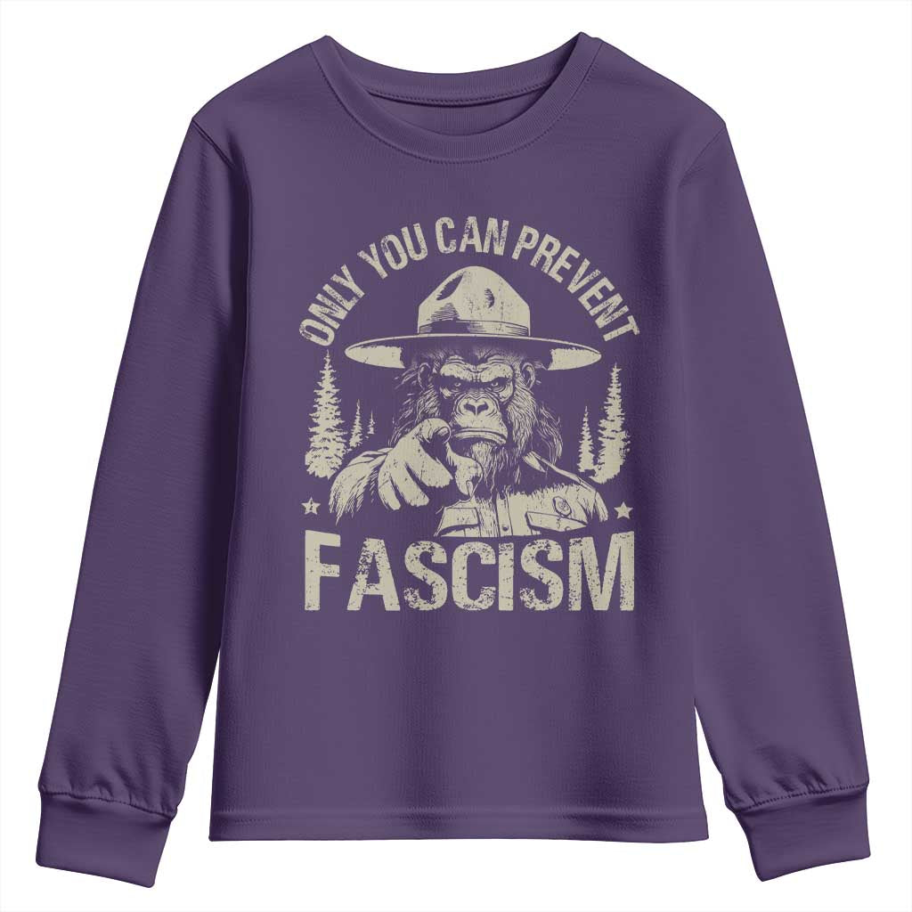 Save Our National Parks Bigfoot Youth Sweatshirt Vintage Forest