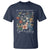 In The Waiting God Is Working T Shirt Religious Christian Bible Verse Flower
