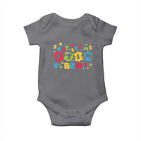 Funny Just Let Me Stim Bro Baby Onesie Autism Awareness Puzzle