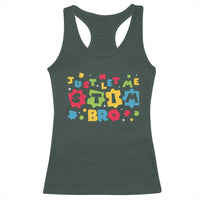 Funny Just Let Me Stim Bro Racerback Tank Top Autism Awareness Puzzle