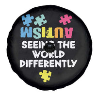 Autism Seeing The World Differently Spare Tire Cover Autistic Autism Awareness Puzzle