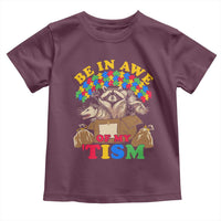 Funny Autism Awareness Toddler T Shirt Be In Awe Of My 'Tism Autistic Raccoon Opossum Skunk
