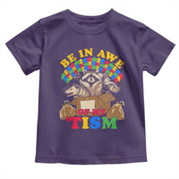 Funny Autism Awareness Toddler T Shirt Be In Awe Of My 'Tism Autistic Raccoon Opossum Skunk