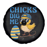 Funny Easter Day Chicks Dig Me Spare Tire Cover Cool Chicken