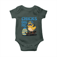 Funny Easter Day Chicks Dig Me Baby Onesie Cool Chicken