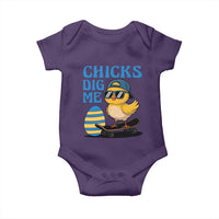 Funny Easter Day Chicks Dig Me Baby Onesie Cool Chicken