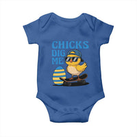 Funny Easter Day Chicks Dig Me Baby Onesie Cool Chicken