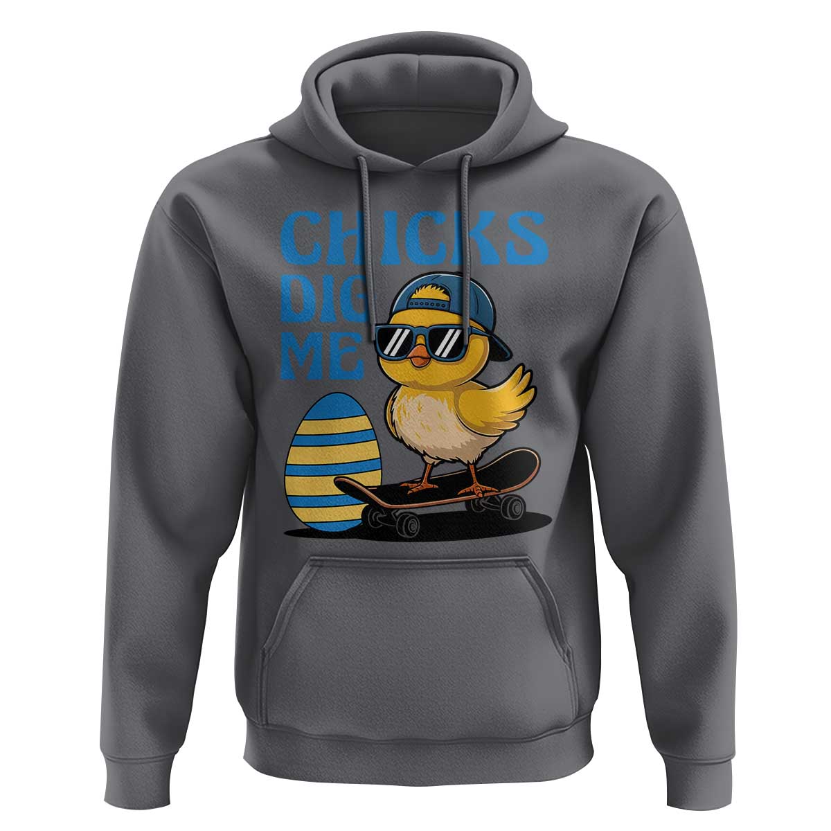 Funny Easter Day Chicks Dig Me Hoodie Cool Chicken