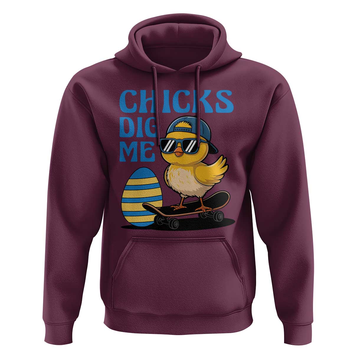Funny Easter Day Chicks Dig Me Hoodie Cool Chicken