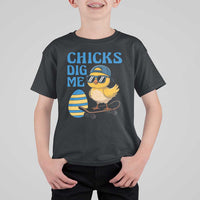 Funny Easter Day Chicks Dig Me T Shirt For Kid Cool Chicken