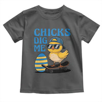 Funny Easter Day Chicks Dig Me Toddler T Shirt Cool Chicken