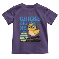 Funny Easter Day Chicks Dig Me Toddler T Shirt Cool Chicken