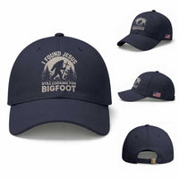 I Found Jesus Still Looking For Bigfoot Baseball Cap Funny Christian Sasquatch Forest