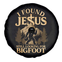 I Found Jesus Still Looking For Bigfoot Spare Tire Cover Funny Christian Sasquatch Vintage Mountain