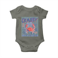 If Crabby Please Return To The Beach Baby Onesie Funny Summer Girl