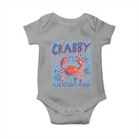 If Crabby Please Return To The Beach Baby Onesie Funny Summer Girl
