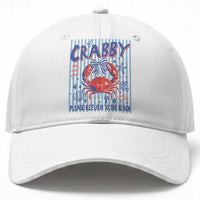 If Crabby Please Return To The Beach Baseball Cap Funny Summer Girl