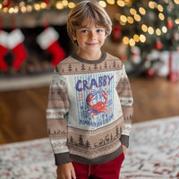 If Crabby Please Return To The Beach Ugly Christmas Sweater Funny Summer Girl