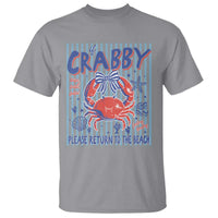 If Crabby Please Return To The Beach T Shirt Funny Summer Girl