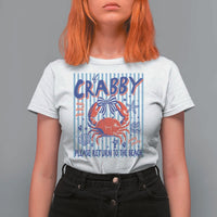 If Crabby Please Return To The Beach T Shirt For Women Funny Summer Girl